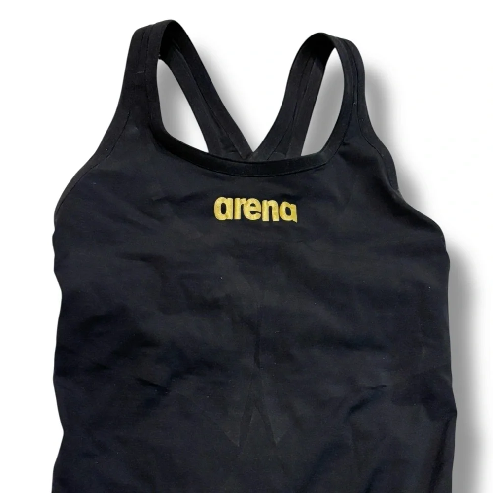 ARENA Powerskin Carbon Air2 Closed Back Black/Gold Size 24
